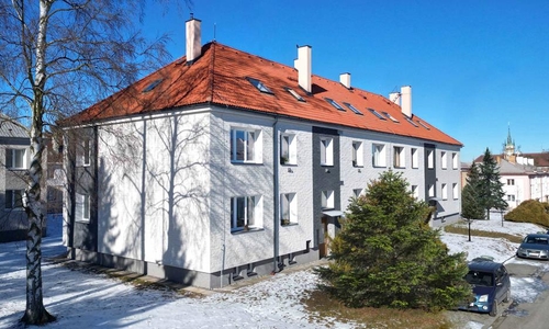 Fotografie realizací fasád pro bytový dům